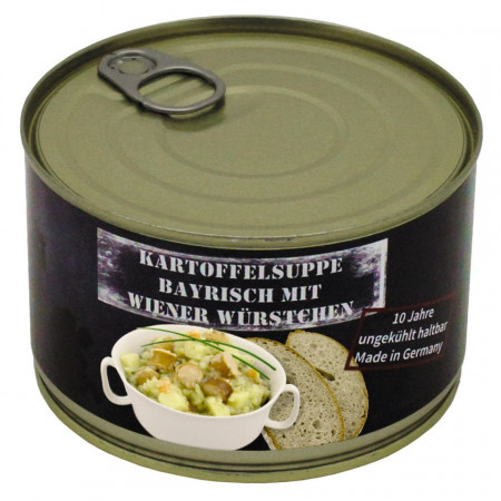 Conserva supa de cartofi cu carnati Wiener 400 g