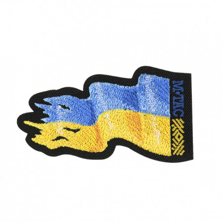 Patch M-Tac Battle Flag of Ukraine brodat - Negru