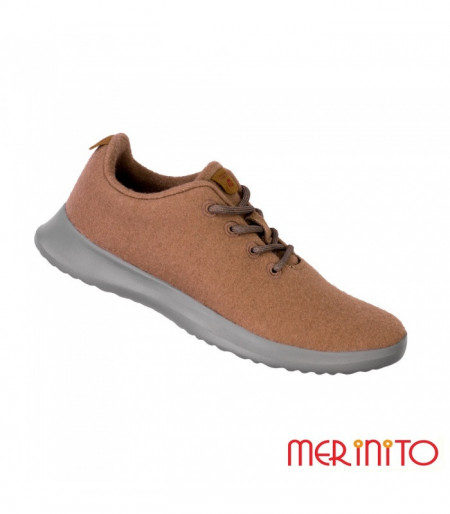 Sneakers barbati Merinito boiled merino - Coyote