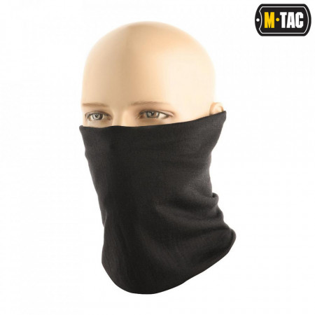 Bandana multifunctionala din lana Merino M-Tac - Negru