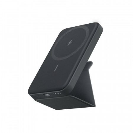 Baterie externa magnetica wireless Anker 622 MagGo, 5000 mAh, USB-C, suport pliabil, pentru seria iPhone 12/13