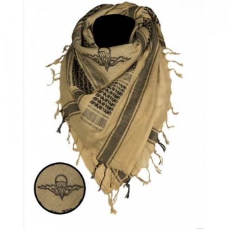 Esarfa shemagh paratrooper - Coyote negru