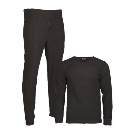 Set polartec fara guler - Negru
