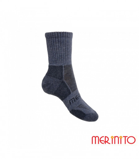Sosete dama Merinito Outdoor Quarter - Albastru