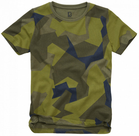 Tricou copii Brandit - Swedish camo