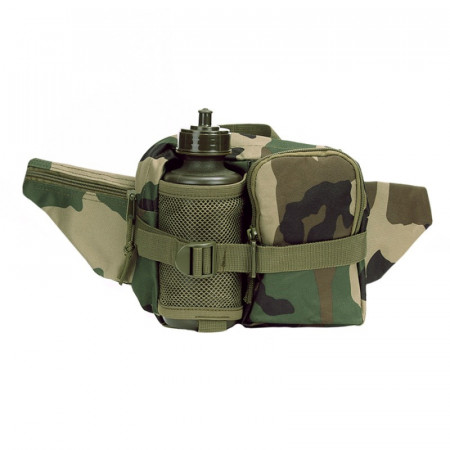 Borseta fanny pack cu sticla - Woodland