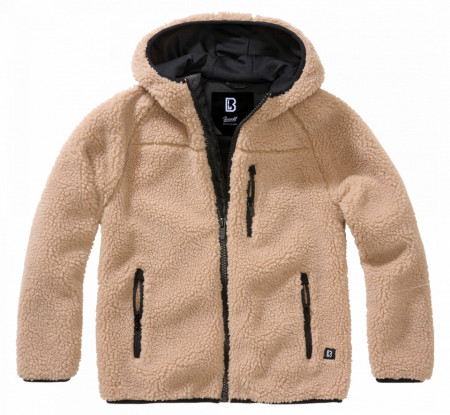 Hanorac teddyfleecejacket copii Brandit - Coyote