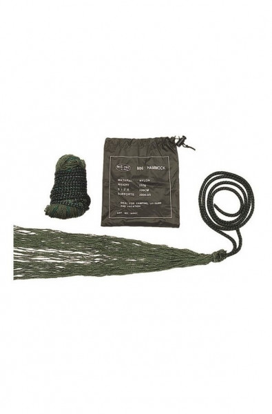 Mini hamac cu sac purtator - Oliv
