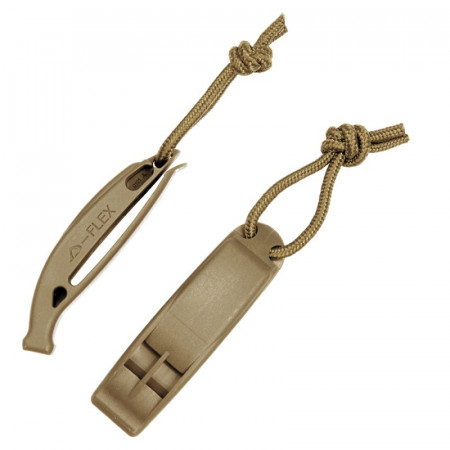 Set 2 fluiere tactice - Coyote