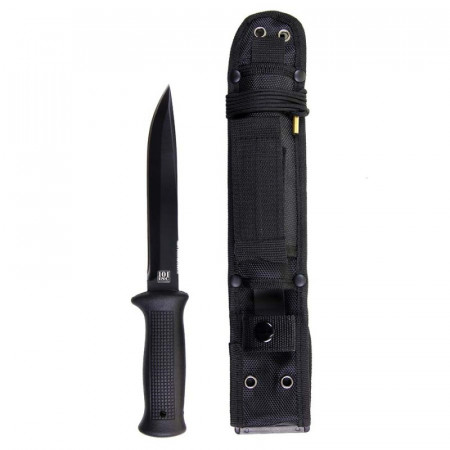 Cutit de camping multifuntional - Negru