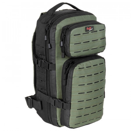 Rucsac militar assault travel laser cut 30 litri - Oliv