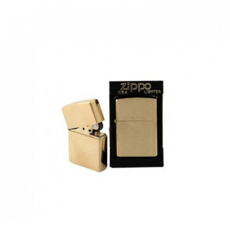 Zippo Solid Brass With Brushed Finish