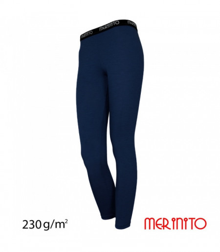 Colanti dama Merinito 230g lana merinos - Albastru