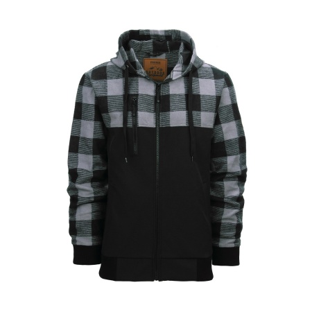 Jacheta Lumbershell - Gri negru