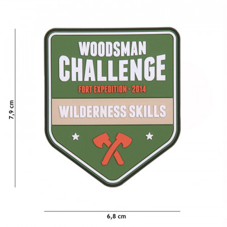 Patch 3D PVC Woodsman Challenge