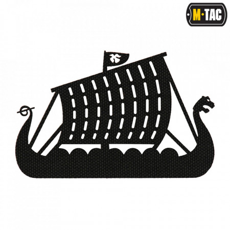 Patch M-Tac Drakkar laser cut - Negru