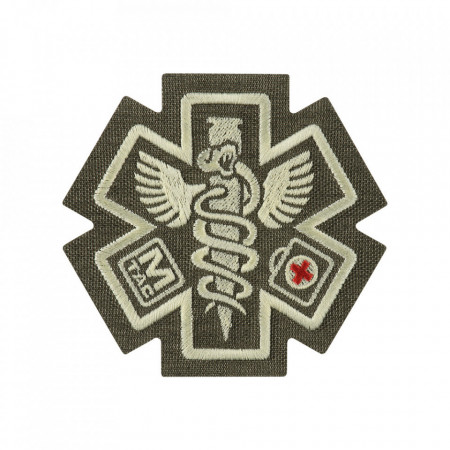 Patch M-Tac Paramedic brodat - Oliv