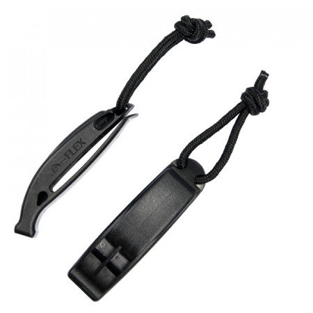 Set 2 fluiere tactice - Negru