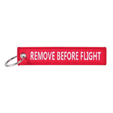 Breloc remove before flight - Rosu