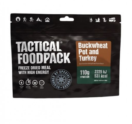TACTICAL FOODPACK BUCKWHEAT POT AND TURKEY