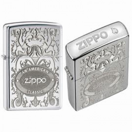 Zippo Crown Stamp HP Chrome