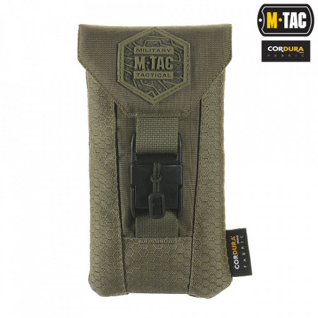Husa smart phone medie Elite Hex - Oliv