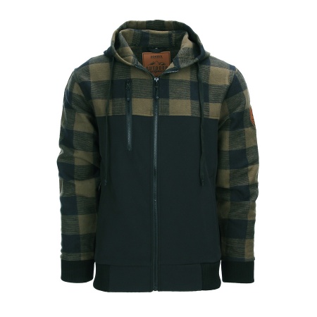 Jacheta Lumbershell - Oliv negru