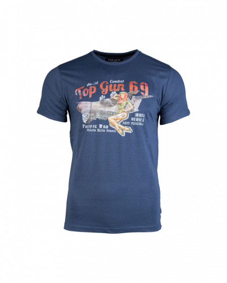 Tricou pin-up - Dark blue