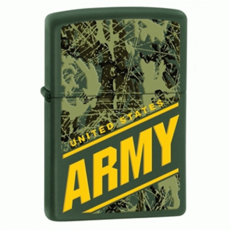 Zippo USA Army Green Matte