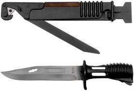 Baioneta militara GB SA80 cu teaca si husa - Negru - Img 2
