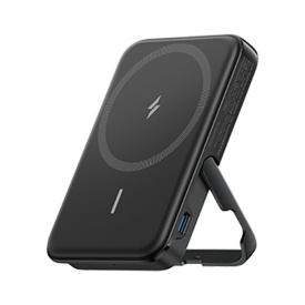 Baterie externa magnetica wireless Anker 322 MagGo, 5000 mAh, 7.5W, pentru seria iPhone 12/13/14