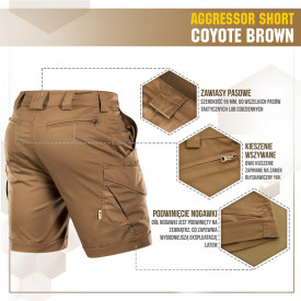 Bermude Aggressor Short - Coyote