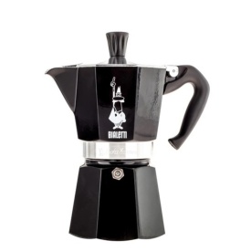 Bialetti Moka Pot Express 6 cupe 300 ml - Negru
