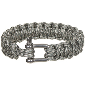 Bratara paracord cu inel metalic - At digital