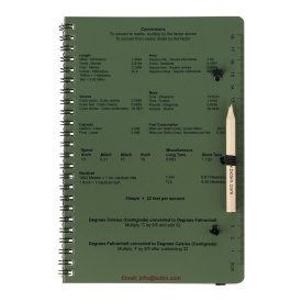 Carnet impermeabil BCB CD457 - Oliv