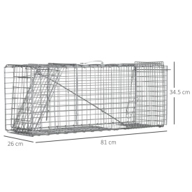 Cusca capcana pentru animale 81 x 26 x 34,5 cm