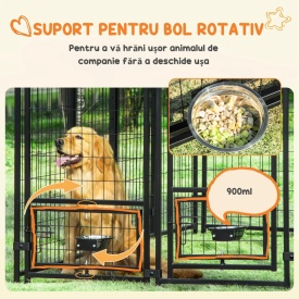 Cusca de exterior pentru animale de companie 244x122x183cm - Verde