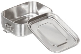 Cutie de alimente Fox din otel inoxidabil 16 x 13 x 6.2 cm