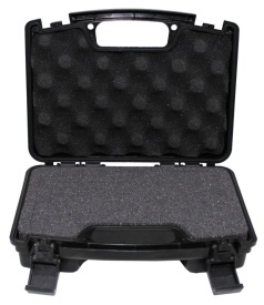 Cutie pentru pistol din plastic mica cu inchidere - Negru