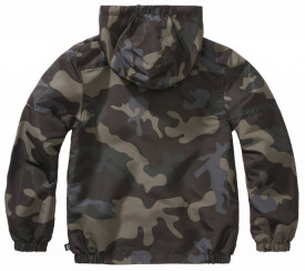 Geaca summerwindbreaker copii Brandit - Dark camo