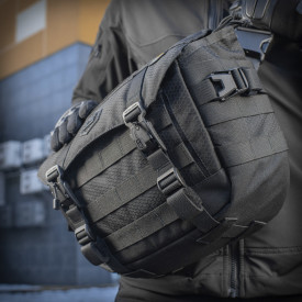 Geanta de umar Messenger Elite Hex M-Tac - Negru