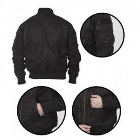 Jacheta US aviator tactical - Negru
