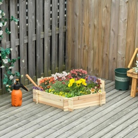 Jardiniera de exterior fara baza si cu structura de blocare 100x92x16cm