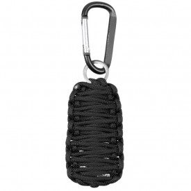 Kit de supravietuire paracord - Negru