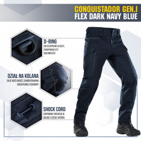Pantaloni Conquistador Gen I Flex - Albastru
