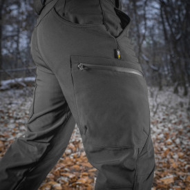 Pantaloni Soft Shell Winter - Negru