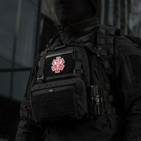 Patch M-Tac Paramedic brodat - Negru