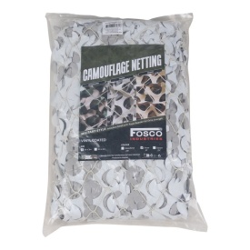 Plasa camuflaj cu sustinere 3 x 3 M - Snow