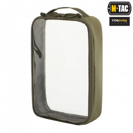 Pouch transparent Elite Large (30Х19 cm) M-Tac - Oliv