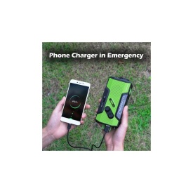 Radio Pyramid, pentru cutremure, inundatii, furtuni,calamitati naturale, cutremure, camping, pescuit , cu dinam si lanterna MD-090-GREEN